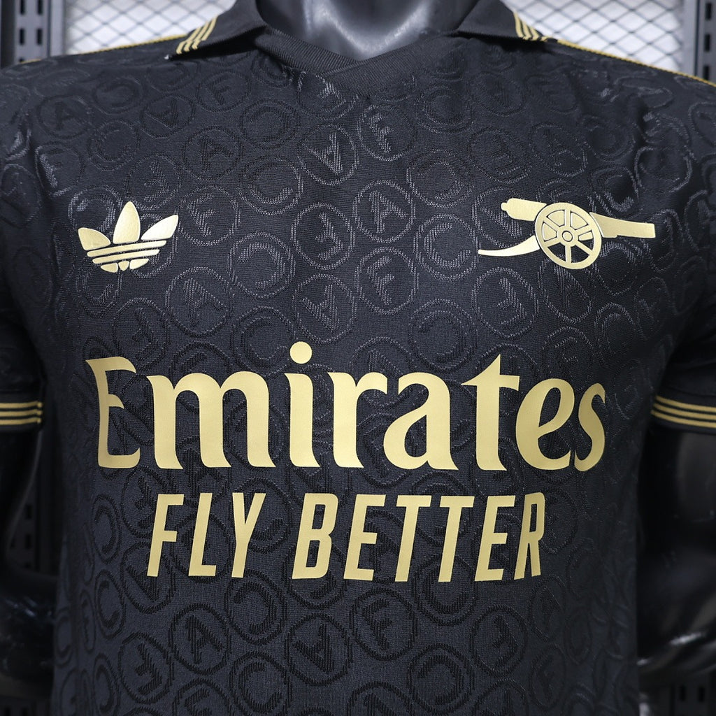 ARSENAL EDICIÓN ESPECIAL NEGRO DORADO 26/27 Manga Corta