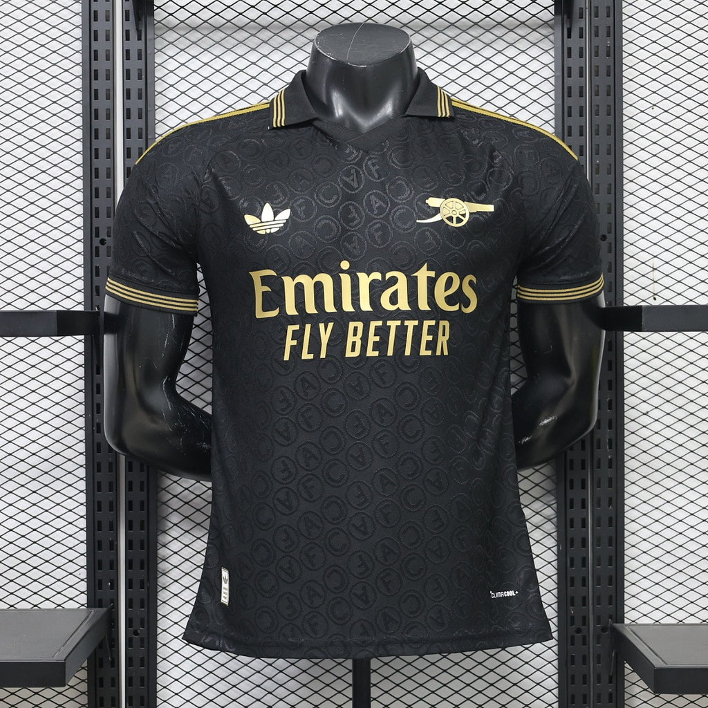 ARSENAL EDICIÓN ESPECIAL NEGRO DORADO 26/27 Manga Corta