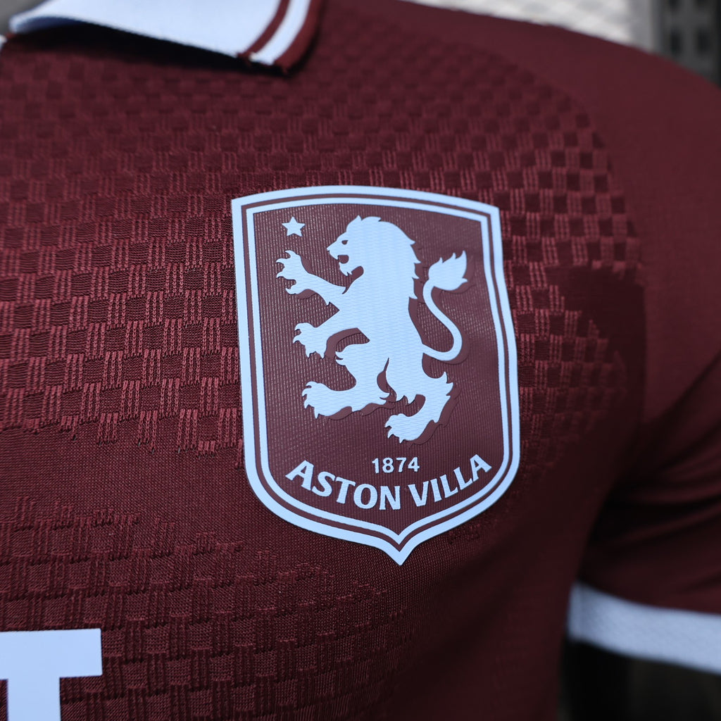 ASTON VILLA PRIMERA EQUIPACIÓN CON PUBLICIDAD 26/27 Manga Corta
