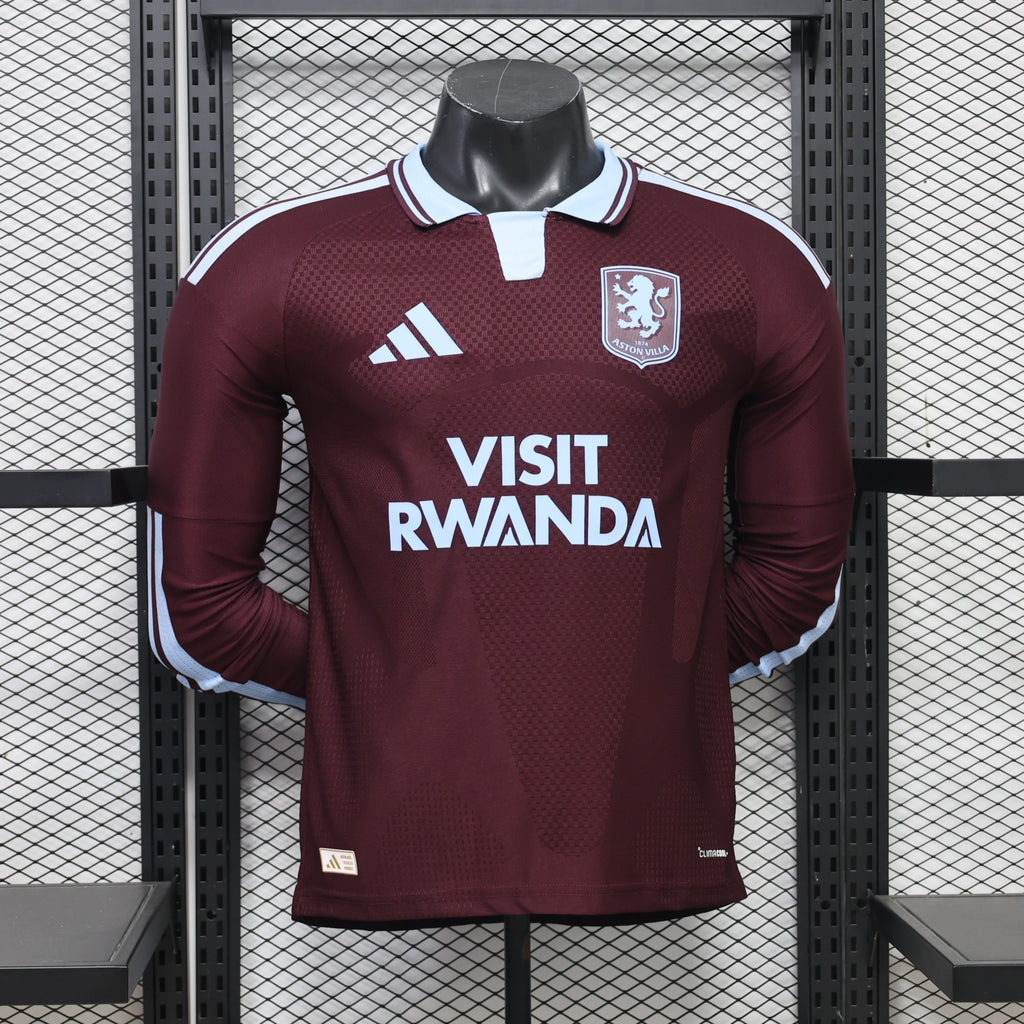 ASTON VILLA PRIMERA EQUIPACIÓN CON PUBLICIDAD 26/27 Manga Larga